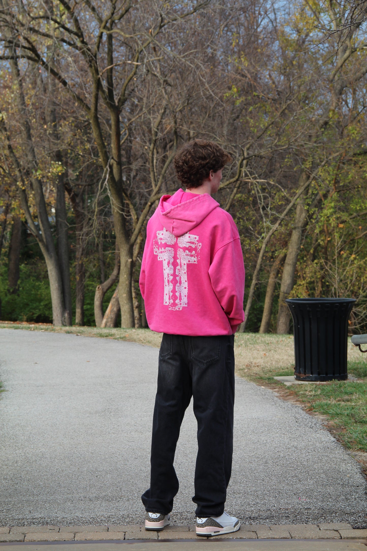 Under God Pink Hoodie